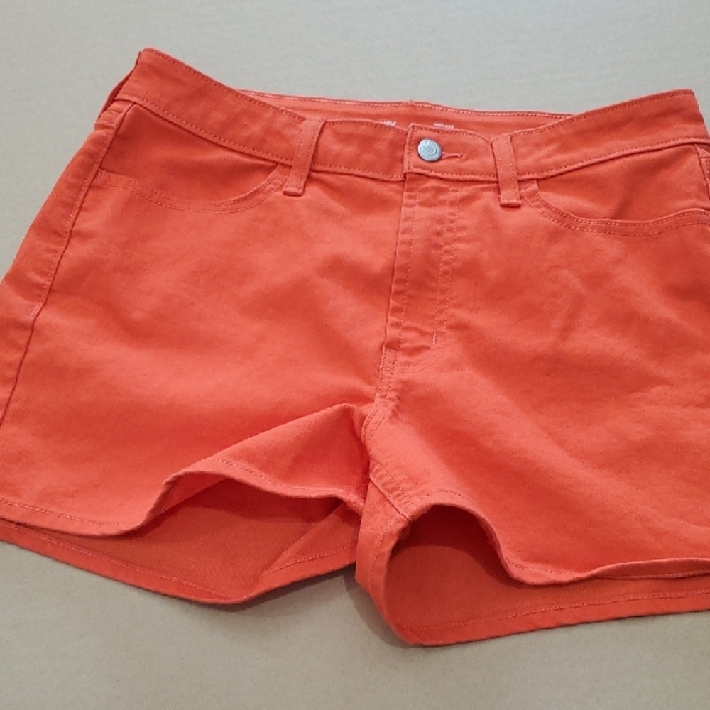 Old Navy Orange Jean Shorts